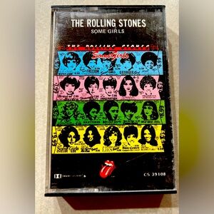 Vintage The Rolling Stones Some Girls Cassette Tape. Normal wear.